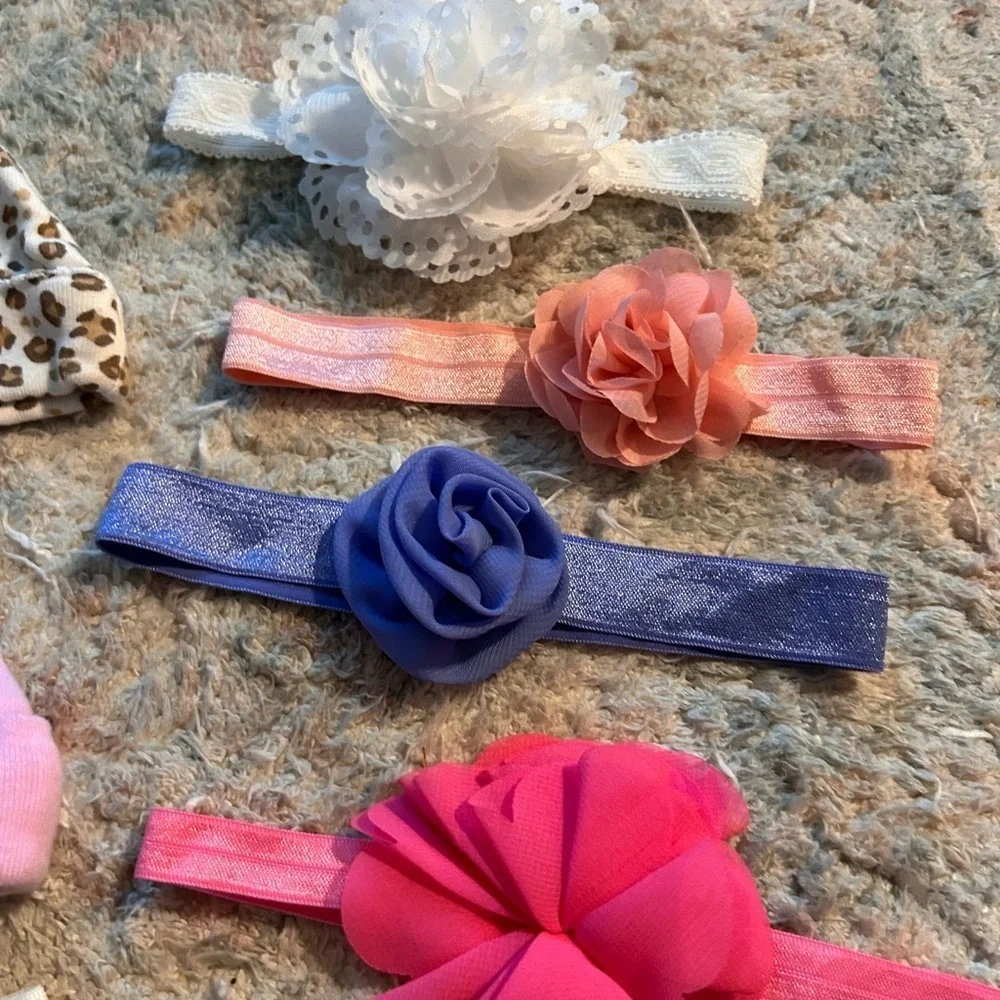 Baby Headbands and Socks Set